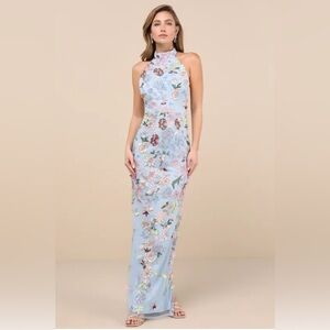 Floral Evening Dress